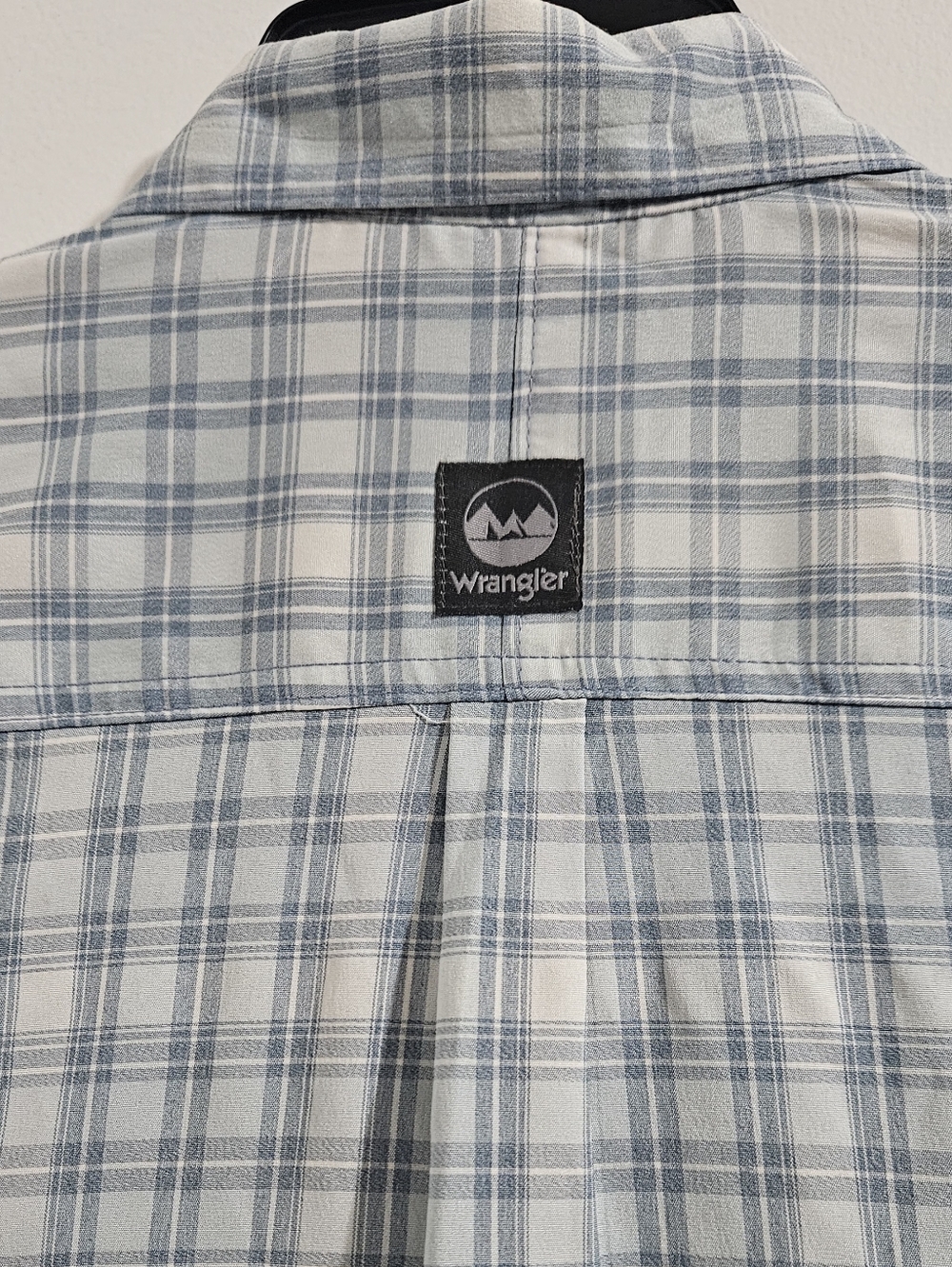 Wrangler Men's Plaid Button-Down Shirt/Short Sleeve/Outdoor/Regular Fit/Size S - Picture 6 of 14